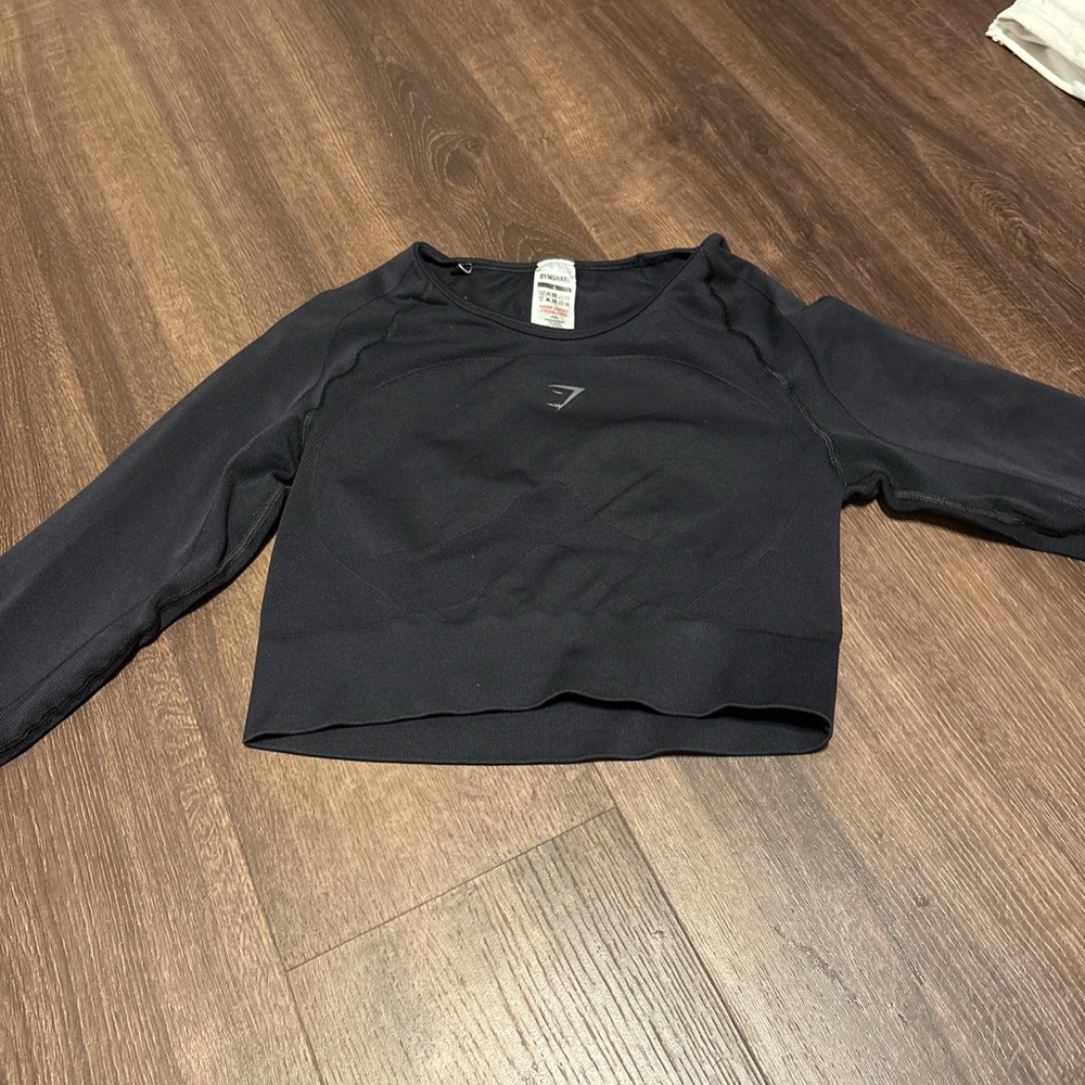 Gymshark Black Athletic Top